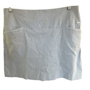 SC & Co Blue Stripe Pull-on Skirt Skort Women’s XXL Golf Pickleball athleisure